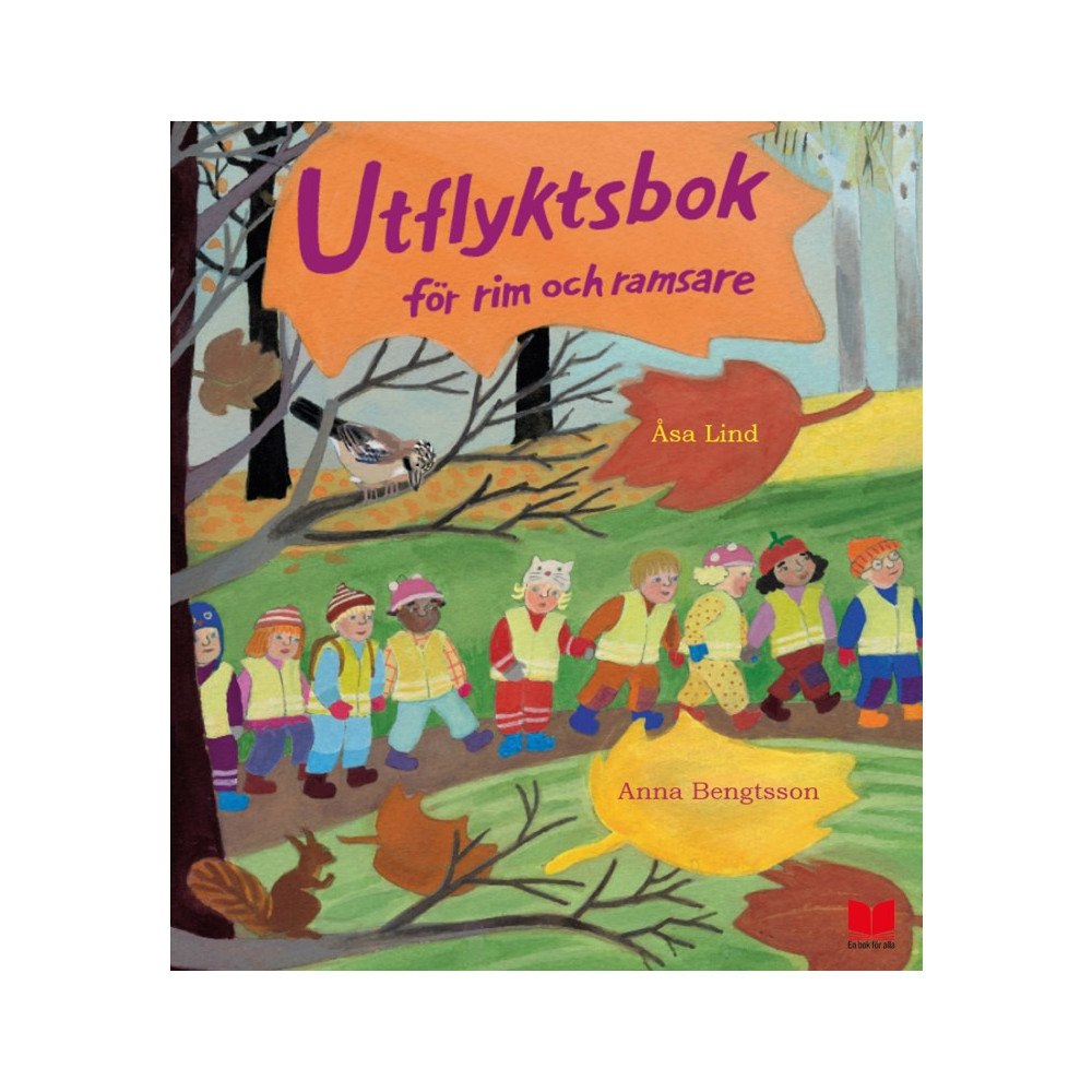 Åsa Lind Utflyktsbok för rim och ramsare (inbunden)