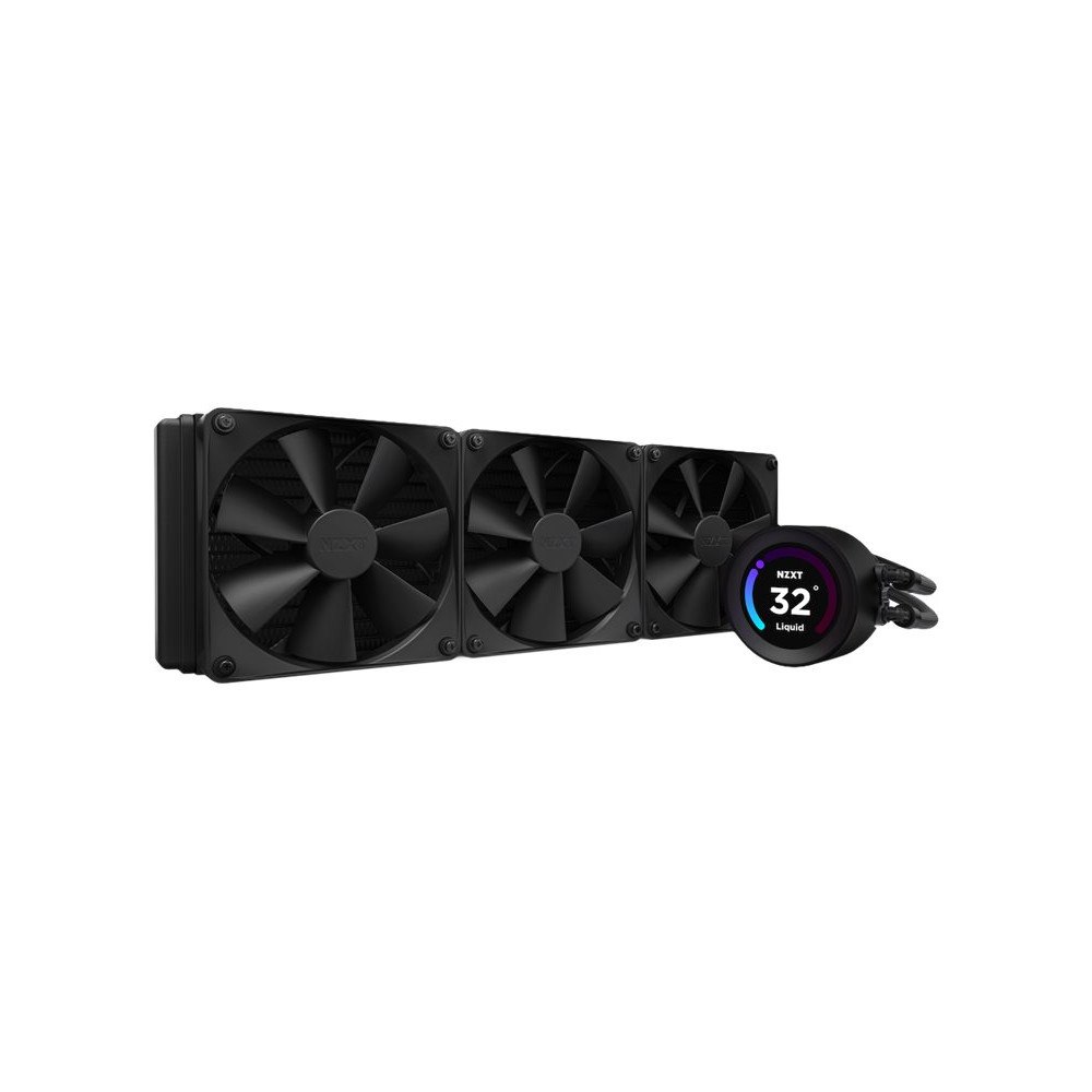 NZXT NZXT Kraken Elite 360 - kylsystem med vätska till processorn - med LCD-display