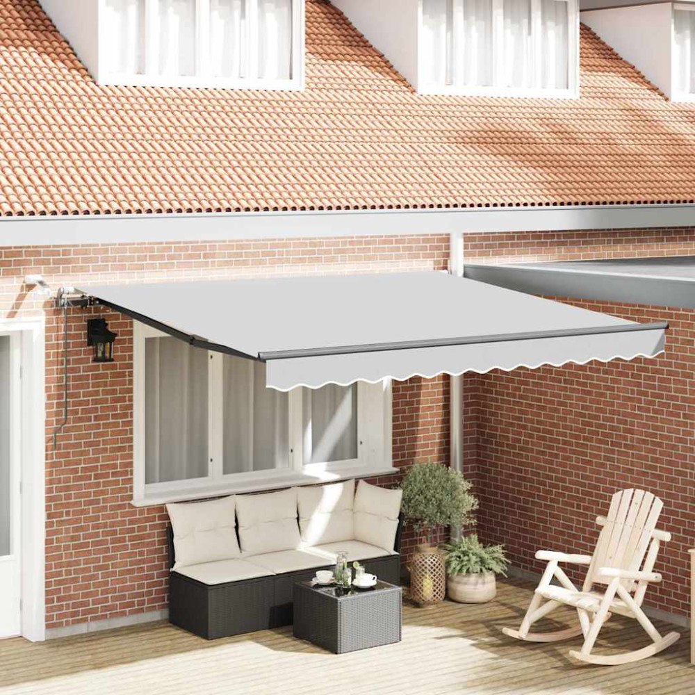 vidaXL Markisram Antracit 350 x 250 cm Aluminium