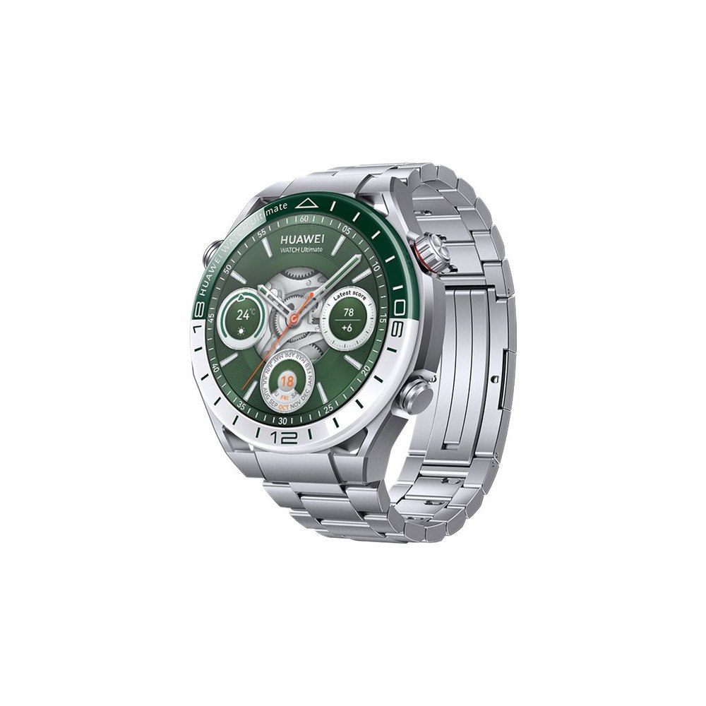 Huawei Technologies Huawei Watch Ultimate Green Edition smart klocka med rem - stål - ultimate green