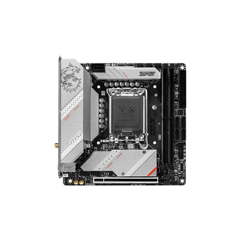 MSI MSI MPG B760I EDGE WIFI - moderkort - mini ITX - LGA1700-uttag - B760
