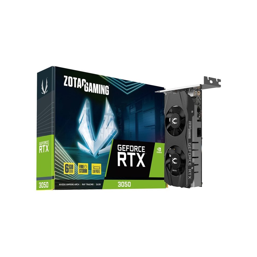 Zotac ZOTAC GAMING GeForce RTX 3050 6GB LP - grafikkort - GF RTX 3050 - 6 GB