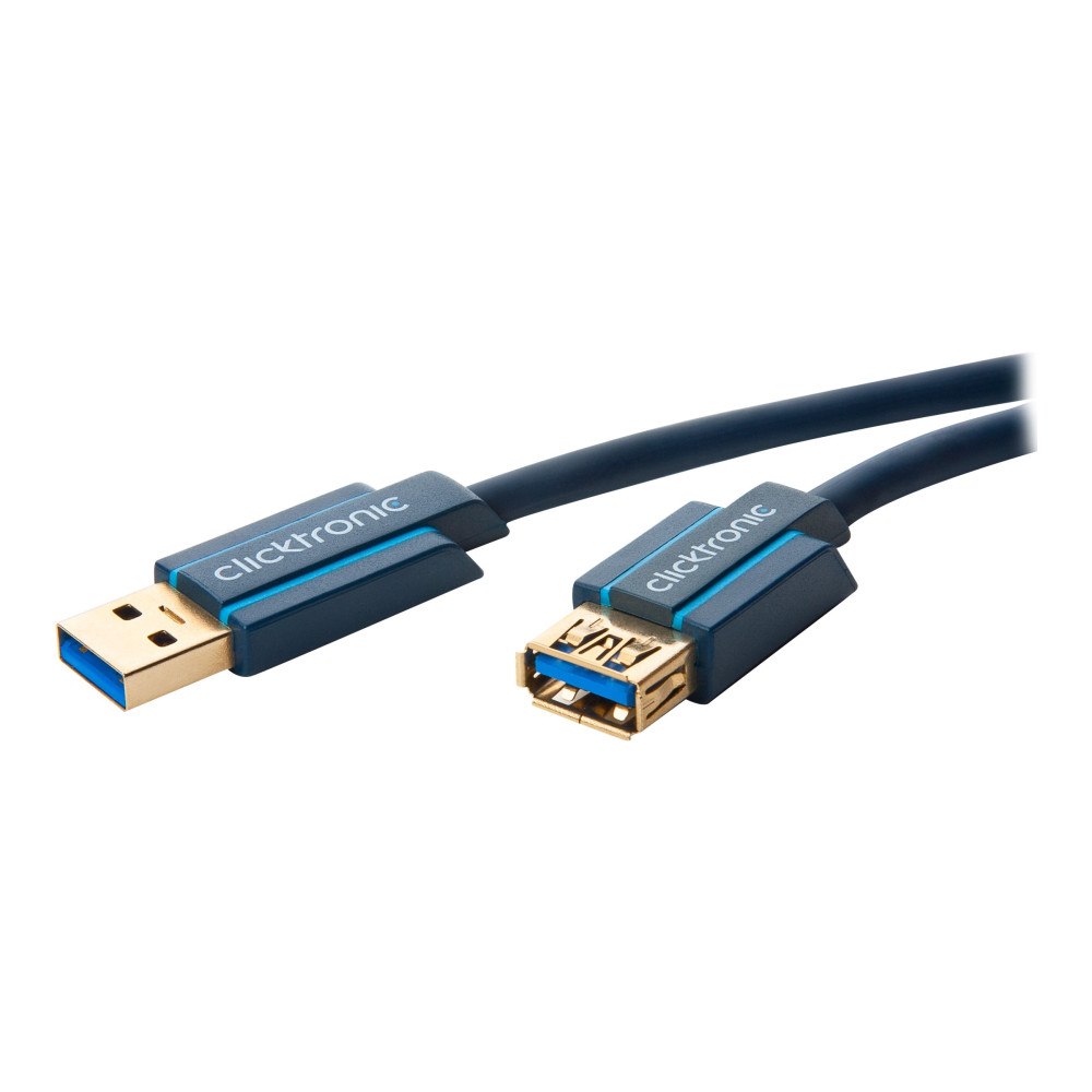 ClickTronic ClickTronic - USB-förlängningskabel - USB typ A till USB typ A - 3 m