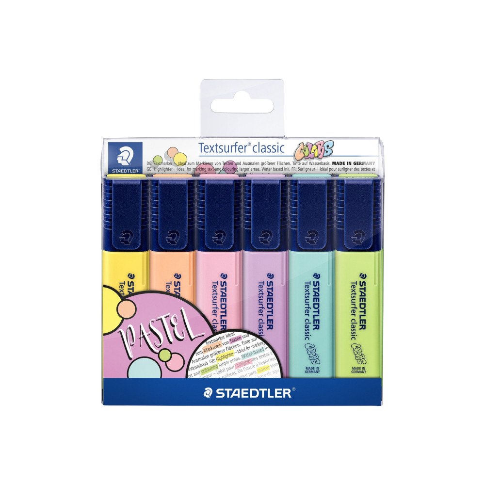 STAEDTLER STAEDTLER Textsurfer classic 364 - överstrykningspenna - blandfärger (paket om 6)