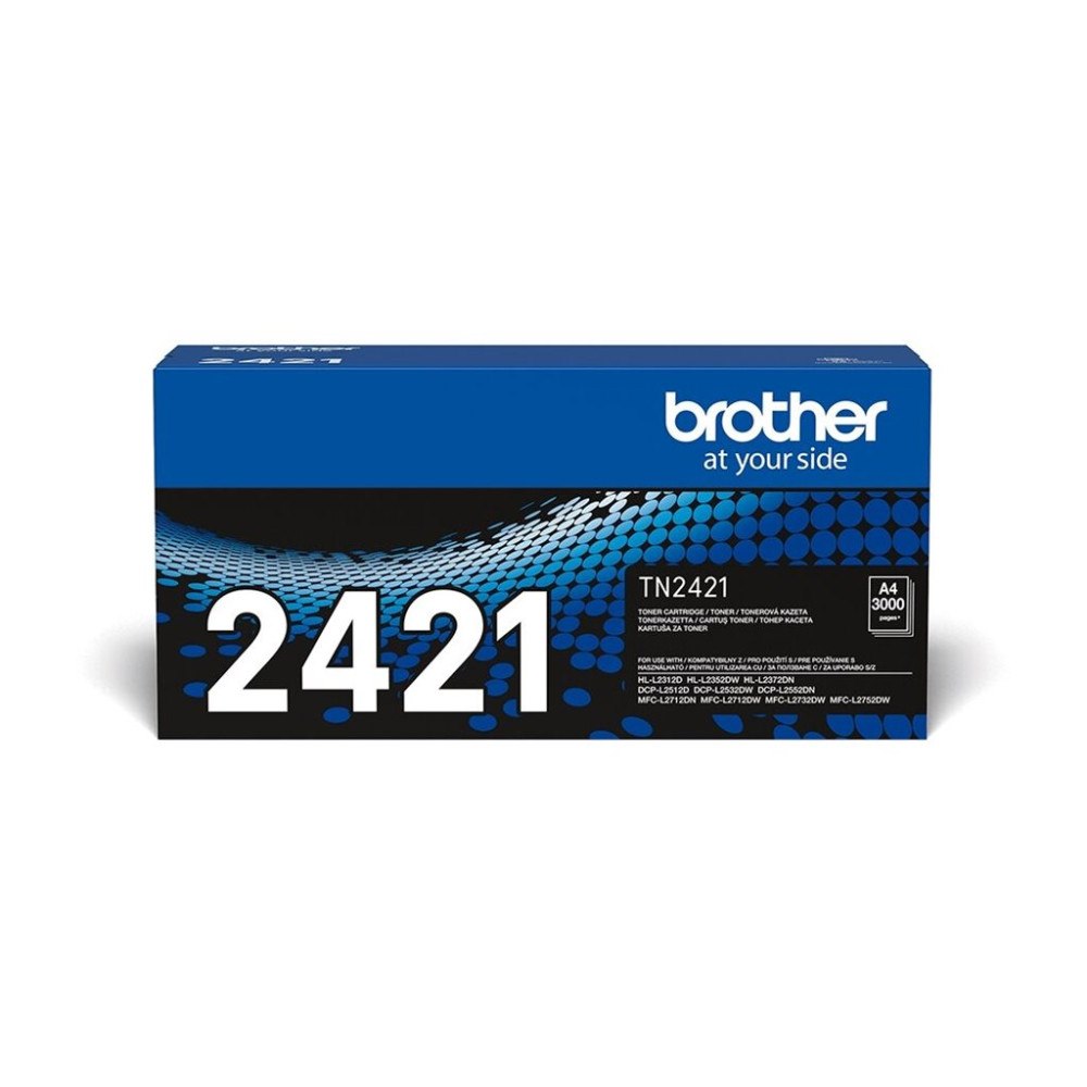 Brother Brother TN2421 - hög kapacitet - original - tonerkassett