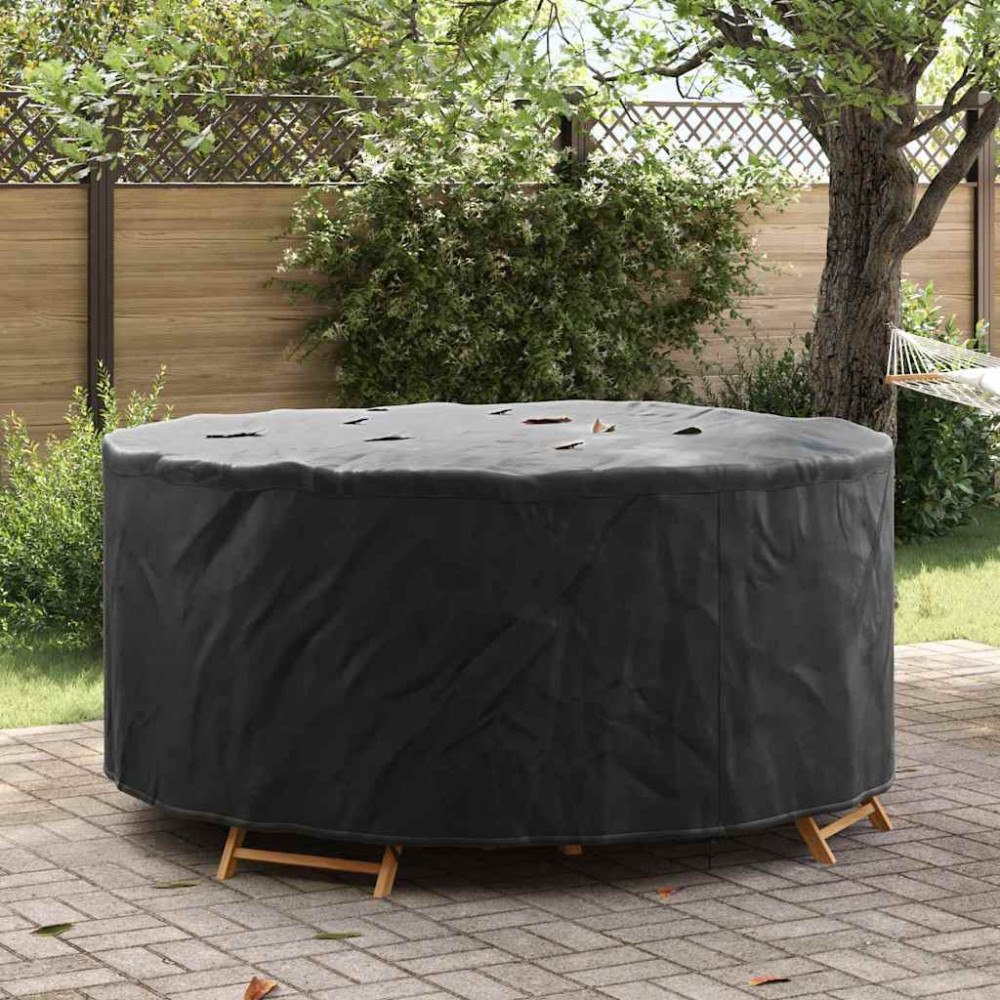 vidaXL Utemöbelsskydd Svart 200 x 200 x 85 cm 420D tyg