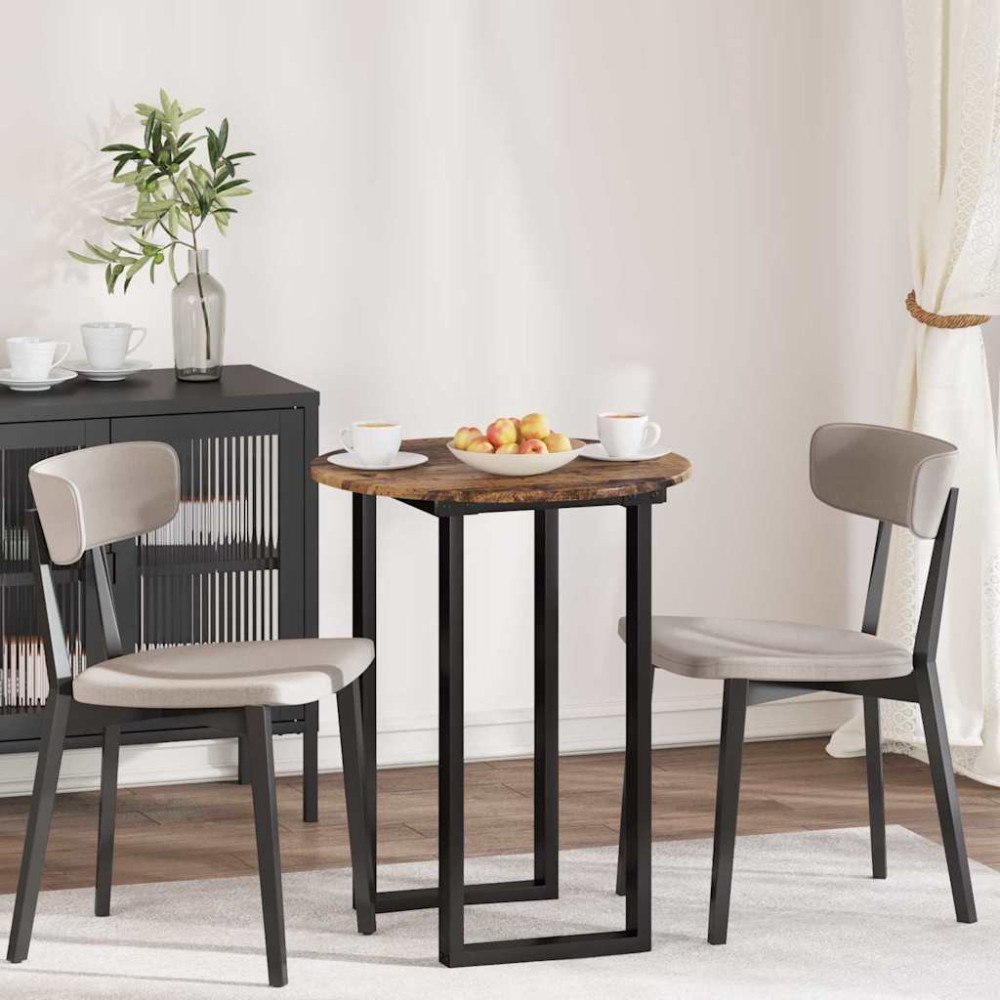 vidaXL Bordsskiva Gammalt trä 60 x 60 x 1.5 cm Konstruerat trä