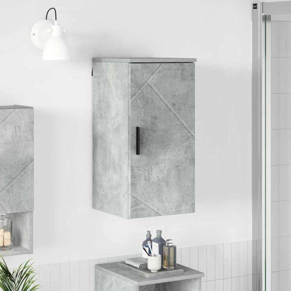 vidaXL Badrumsskåp Betonggrå 30 x 31.5 x 61 cm Konstruerat trä