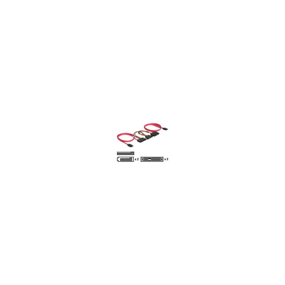 DeLOCK Delock SATA All-in-One cable - SATA-kabel - 50 cm
