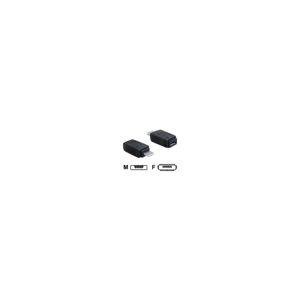 DeLOCK Delock - USB-adapter - Mikro-USB typ AB till Micro-USB Type A