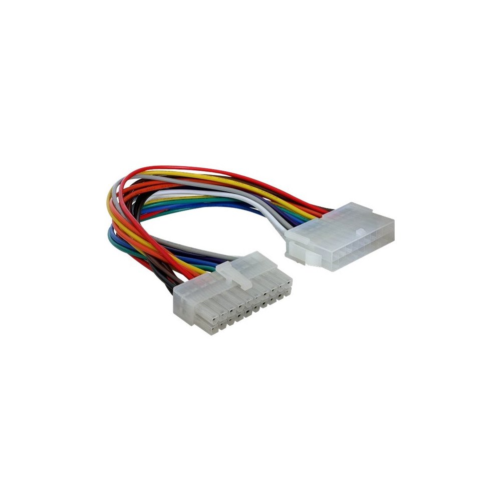 DeLOCK Delock - förlängningskabel för ström - 20-pin ATX till 20-pin ATX - 20 cm
