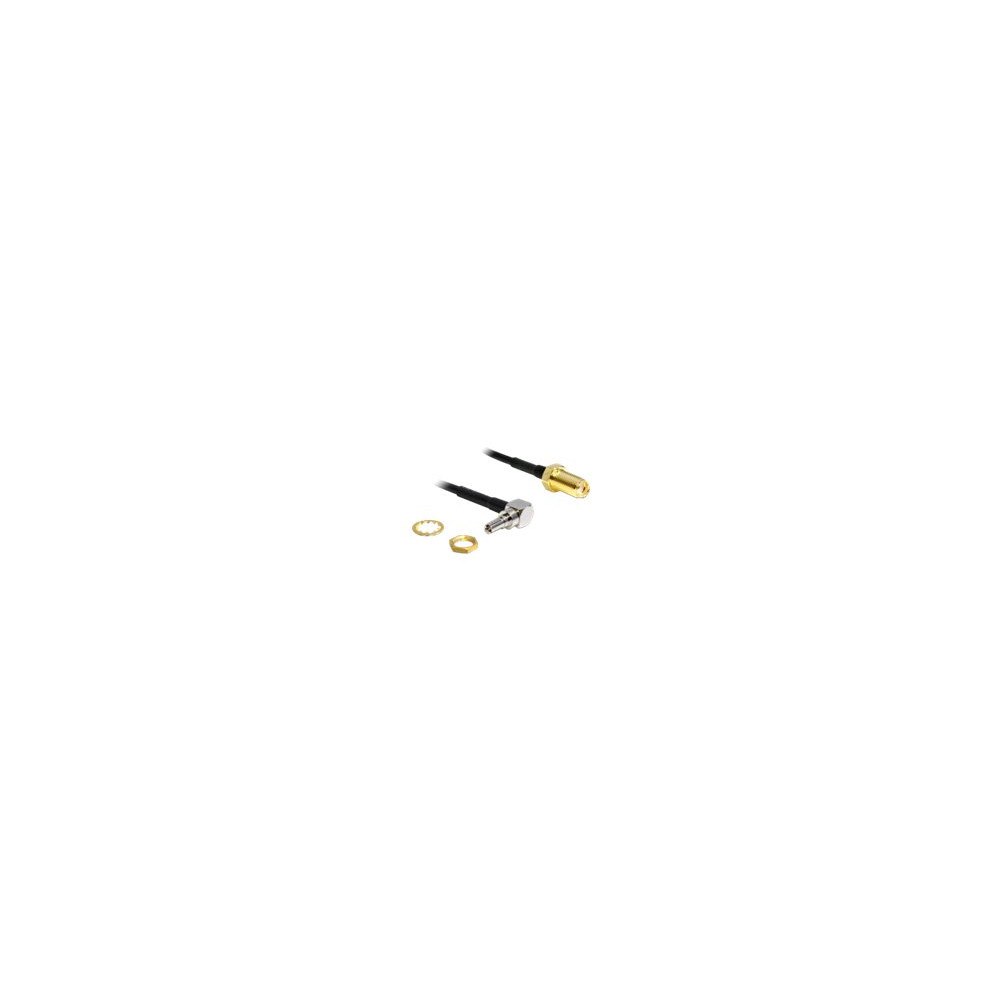 DeLOCK Delock antennadapter - 20 cm - svart