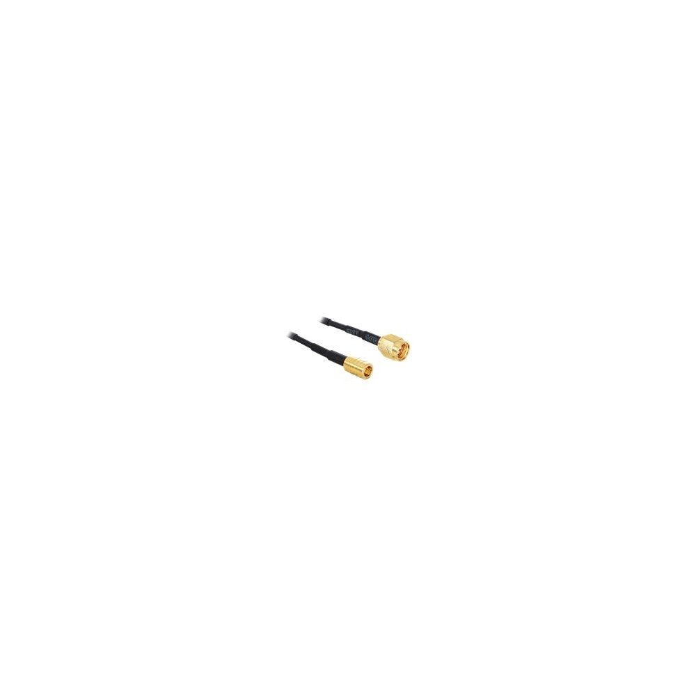 DeLOCK Delock Adapter SMA Stecker > SMB Stecker - antennadapter - 7 cm - svart