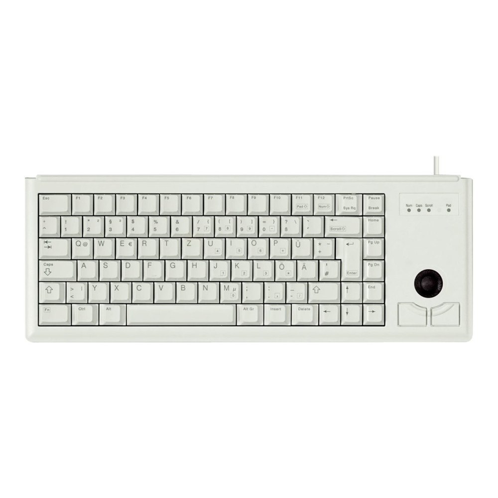 CHERRY CHERRY Compact-Keyboard G84-4400 - tangentbord - tysk - ljusgrå Inmatningsenhet