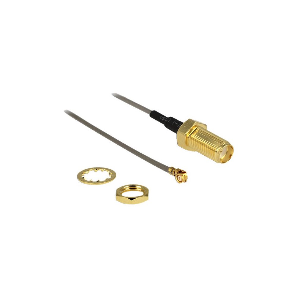 DeLOCK Delock antennkabel - 20 cm - svart