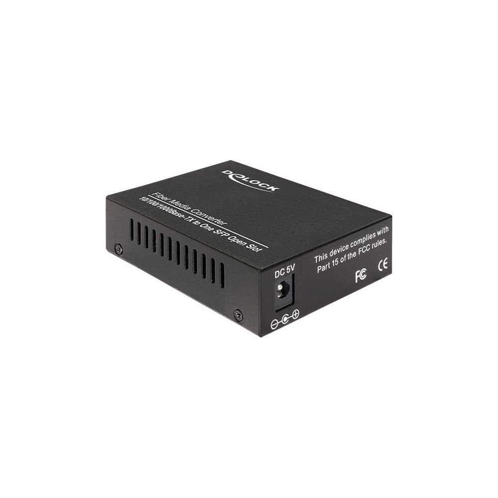 DeLOCK Delock Media Converter 1000Base-T to SFP - fibermediekonverterare - 10Mb LAN, 100Mb LAN, 1GbE