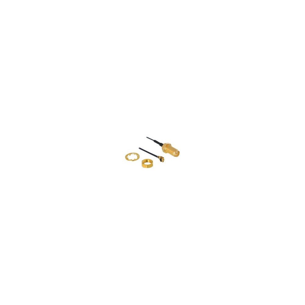 DeLOCK Delock HF Antenna Connection for Installation - antennkabel - 50 cm - svart