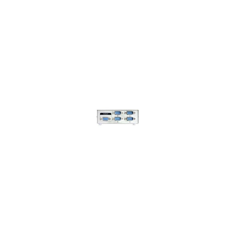 DeLOCK Delock Serial Switch RS-232 4-port manual - switch - 4 portar