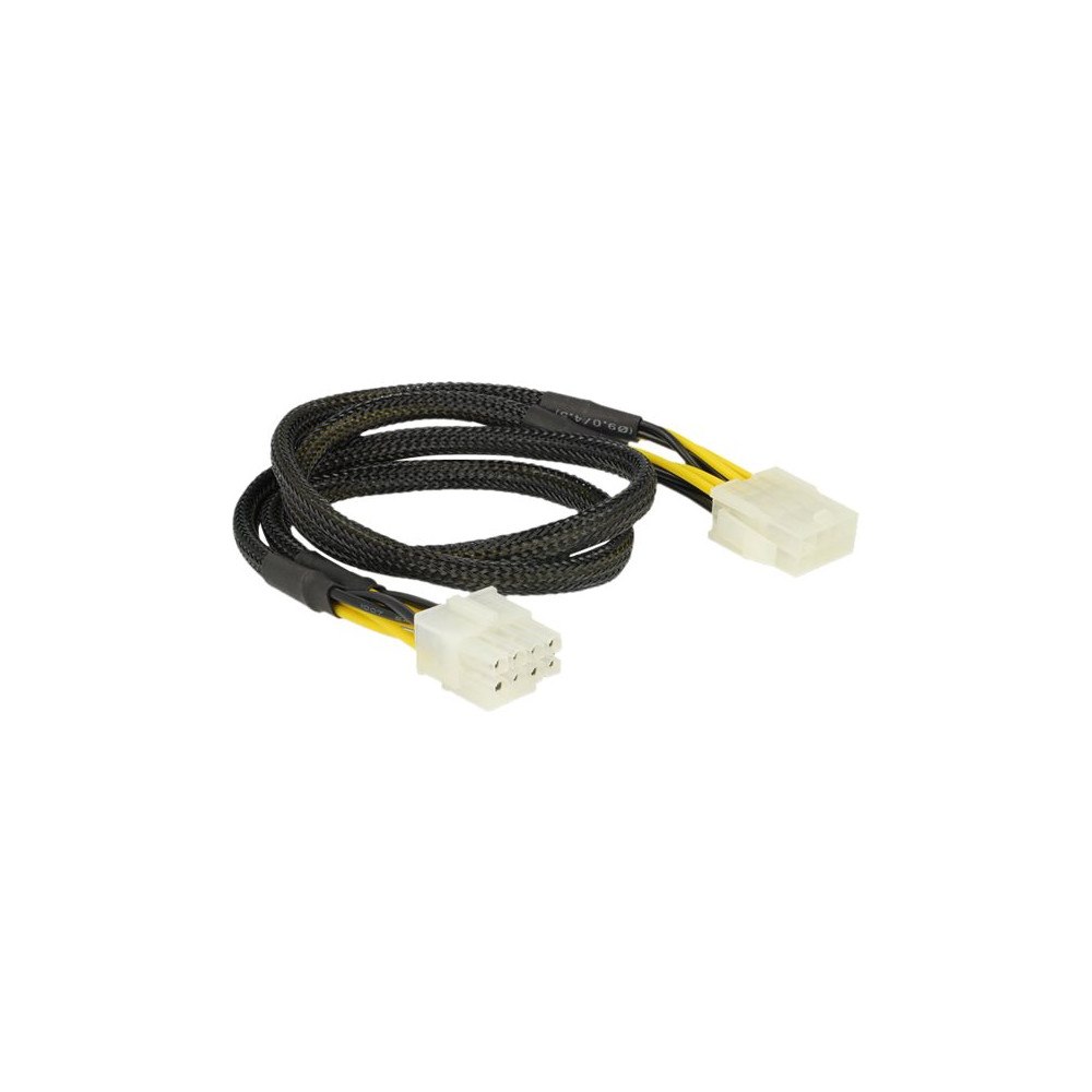 DeLOCK Delock - förlängningskabel för ström - 8-stifts EPS12V till 8-stifts EPS12V - 44 cm