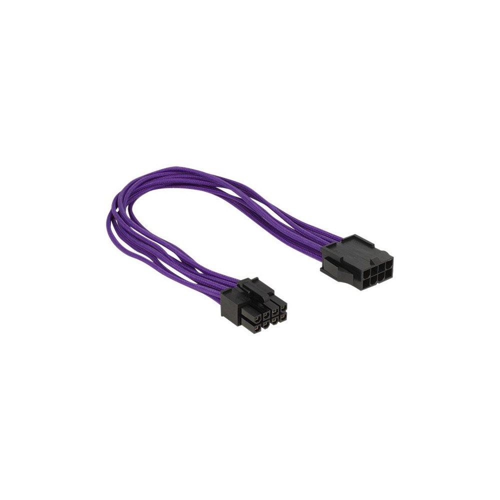 DeLOCK Delock - förlängningskabel för ström - 8-stifts EPS12V till 8-stifts EPS12V - 30 cm