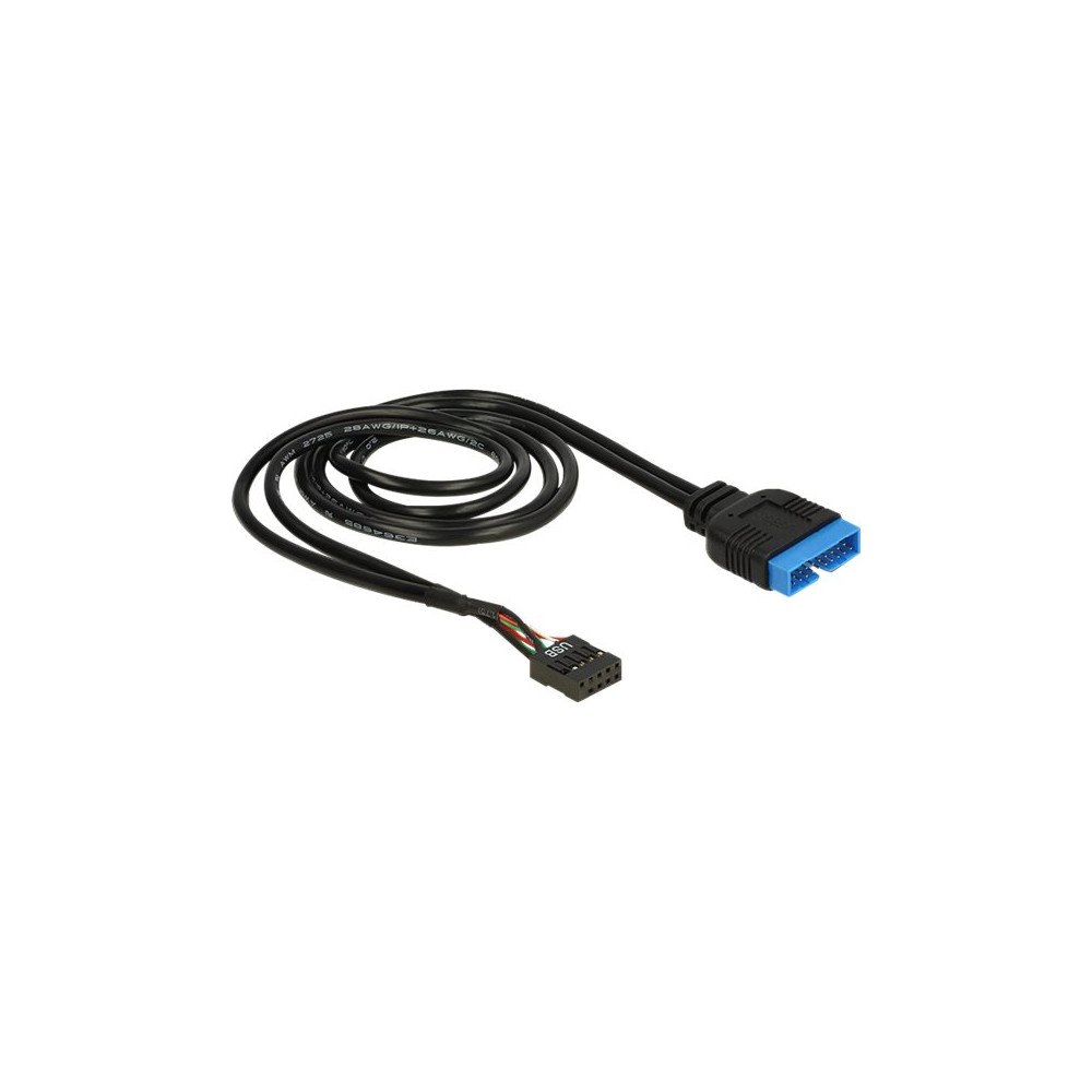 DeLOCK Delock - USB-internkabel - 19-stifts USB 3.0-kontakt till 9-stifts USB-överdel - 60 cm
