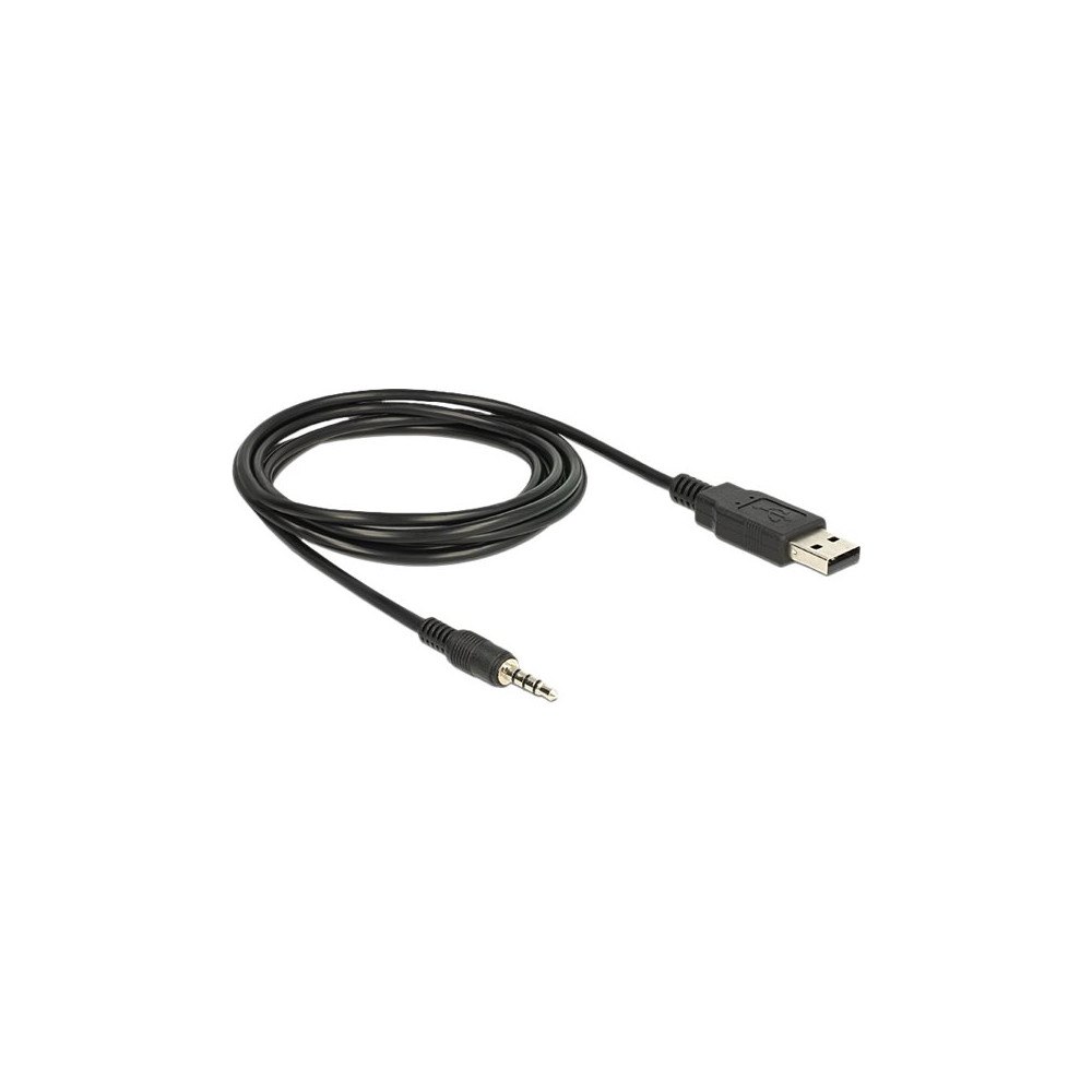 DeLOCK Delock Converter USB 2.0 > Serial-TTL 2.5 mm 3 pin stereo jack 1.8 m (3.3 V) - seriell adapter - USB