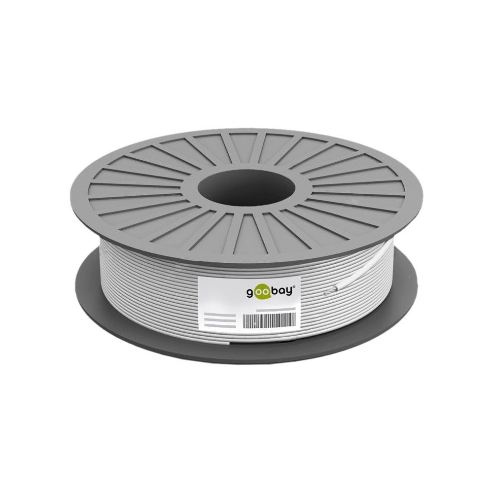 Goobay goobay bulkkabel - 100 m - vit