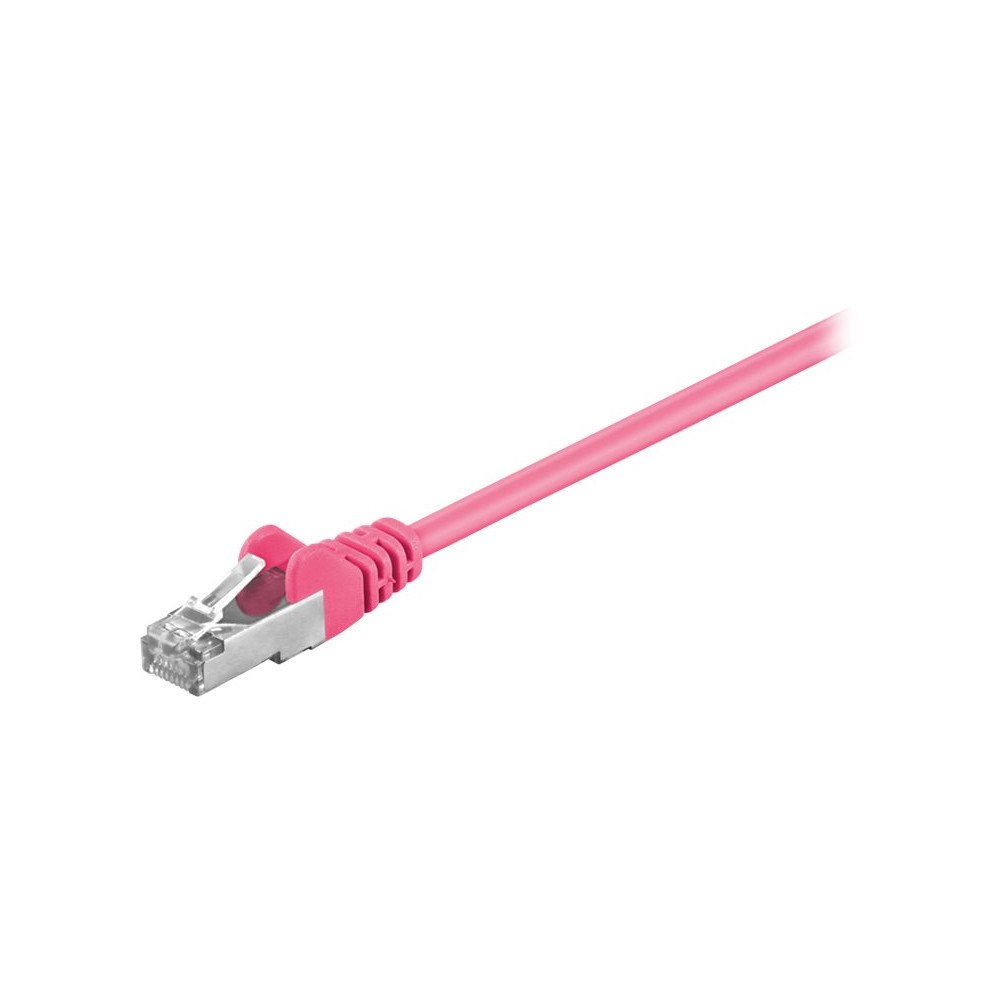 Goobay goobay nätverkskabel - 25 cm - magenta