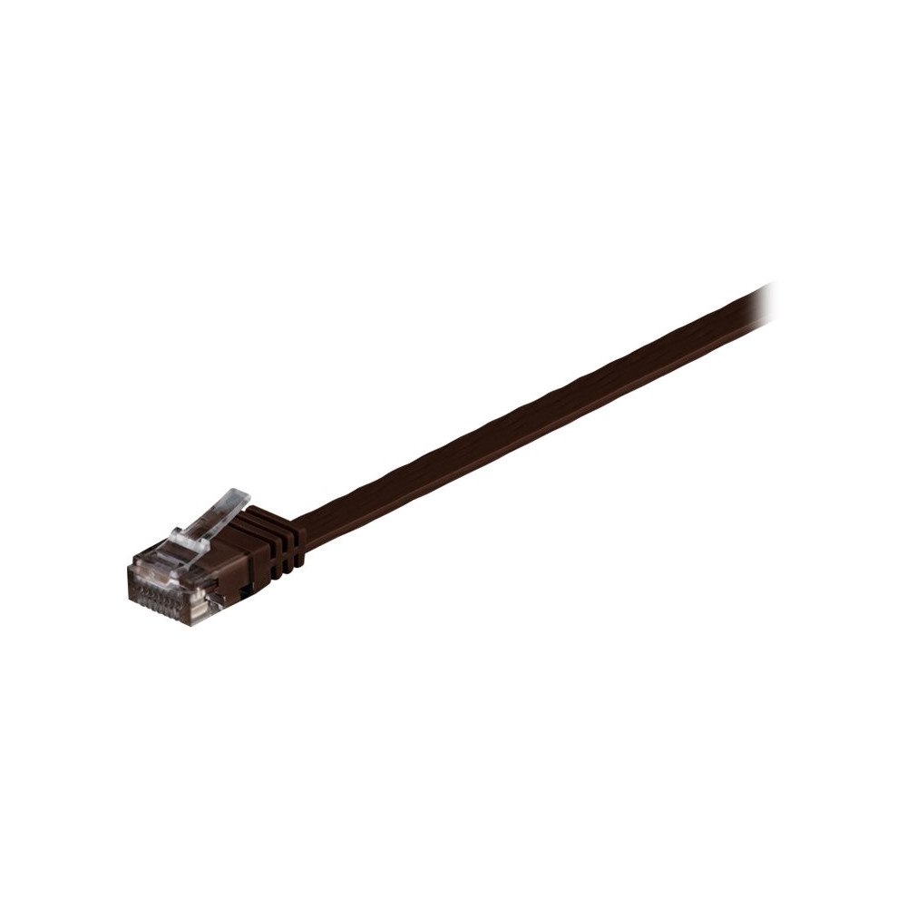 Goobay wentronic patch-kabel - 20 m - brun