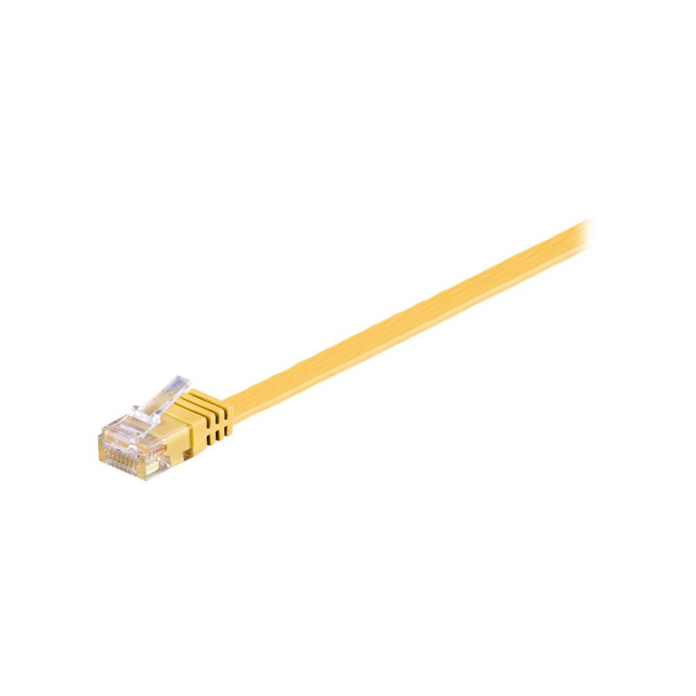 Goobay goobay patch-kabel - 50 cm - gul