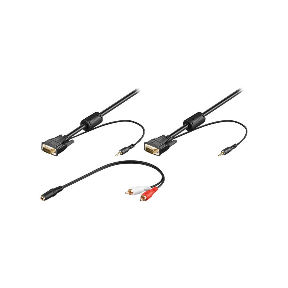 Goobay goobay VGA/ljudkabelsats - 3 m