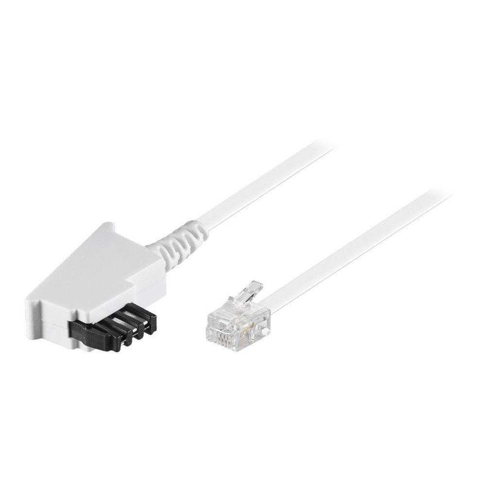 Goobay goobay telefonkabel - 6 m - vit