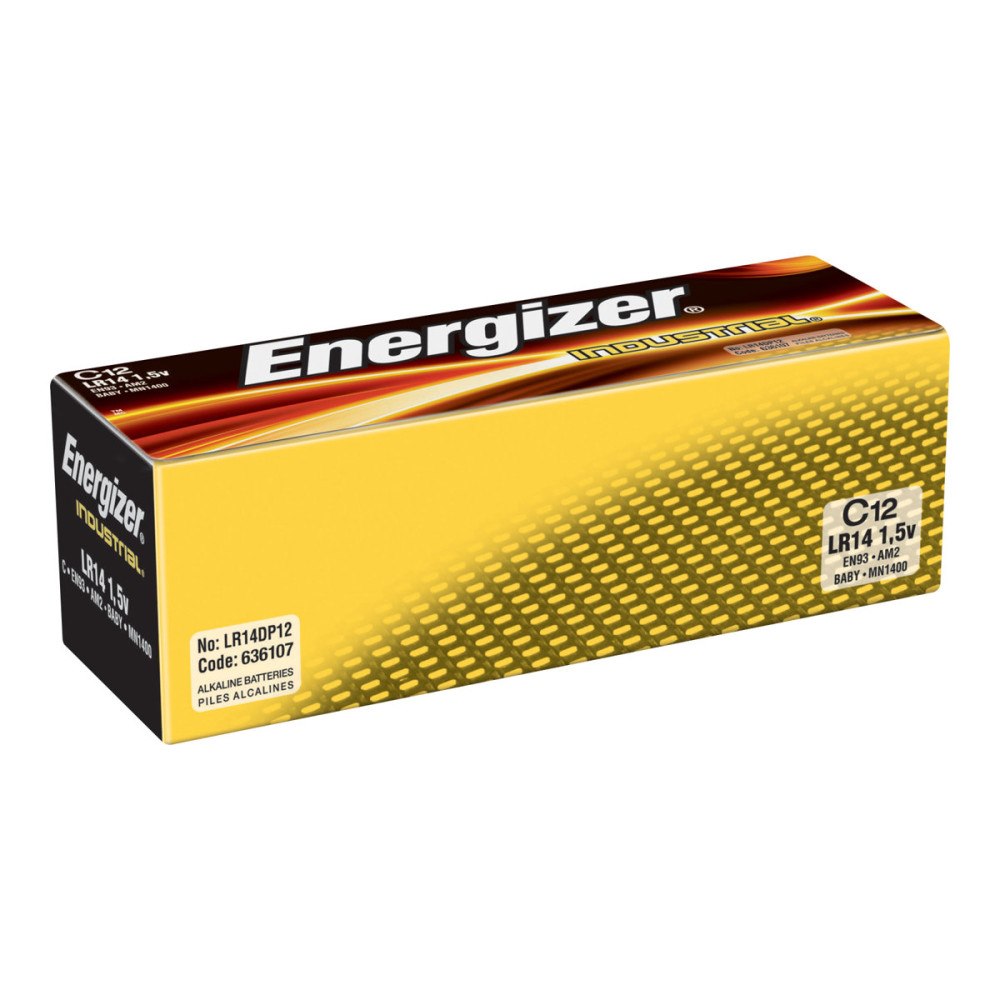 ENERGIZER Energizer Industrial batteri - 12 x C - alkaliskt