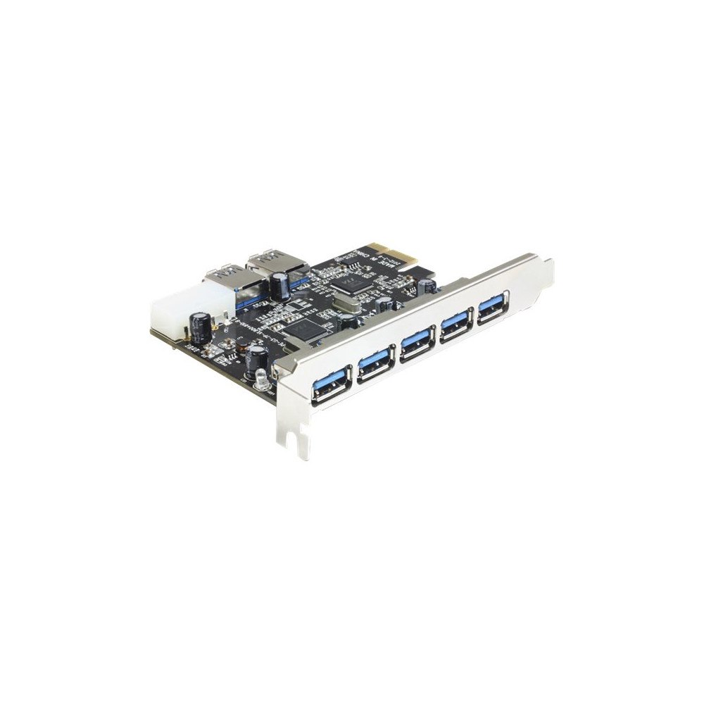 DeLOCK Delock PCI Express Card > 5 x external + 2 x internal USB 3.0 - USB-adapter - PCIe 2.0 - USB 3.0 x 7
