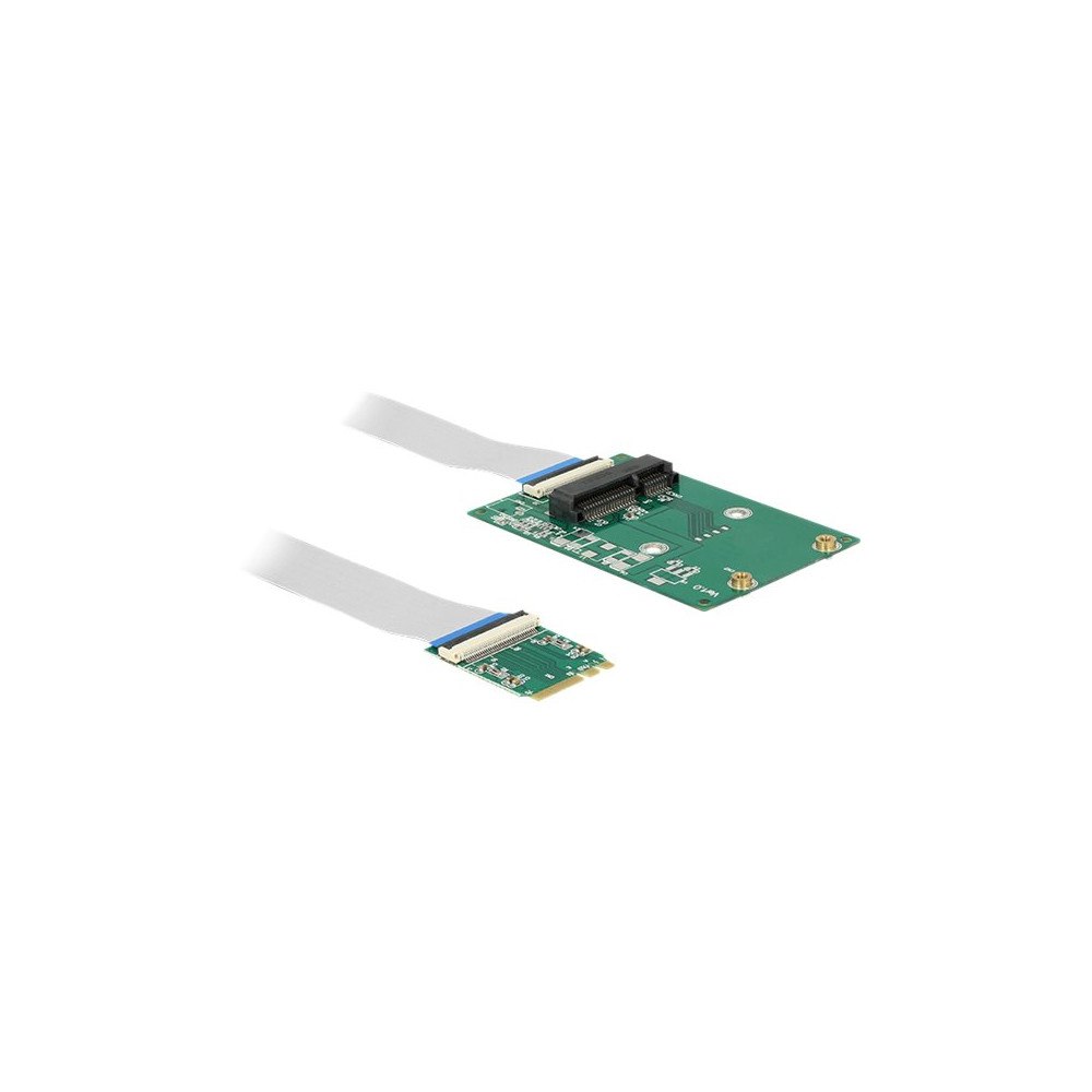 DeLOCK Delock Converter M.2 Key A+E male > 1 x Mini PCIe Slot - intern bussförlängare