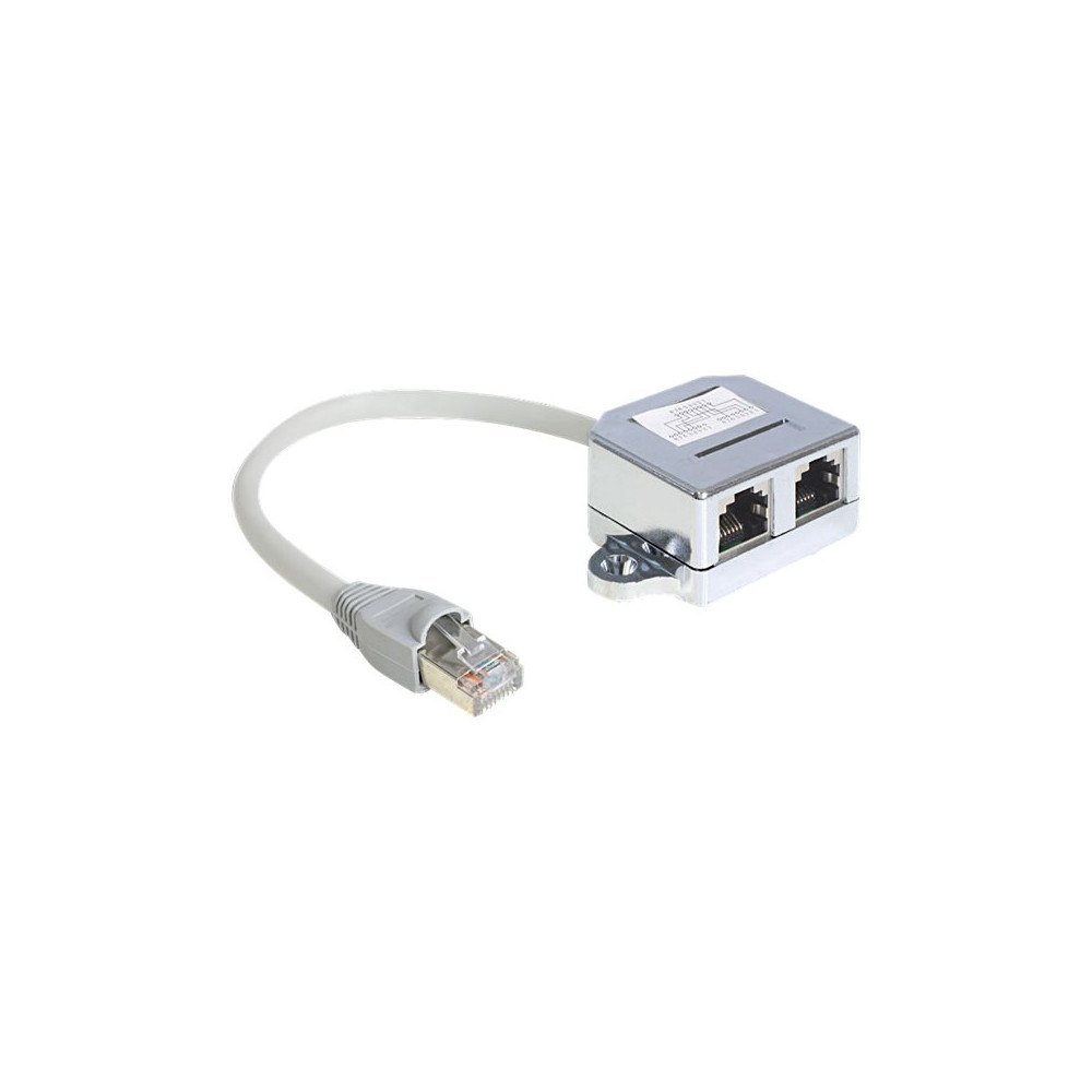 DeLOCK Delock RJ45 Port Doubler - Ethernet 100Base-TX-delare - 15 cm