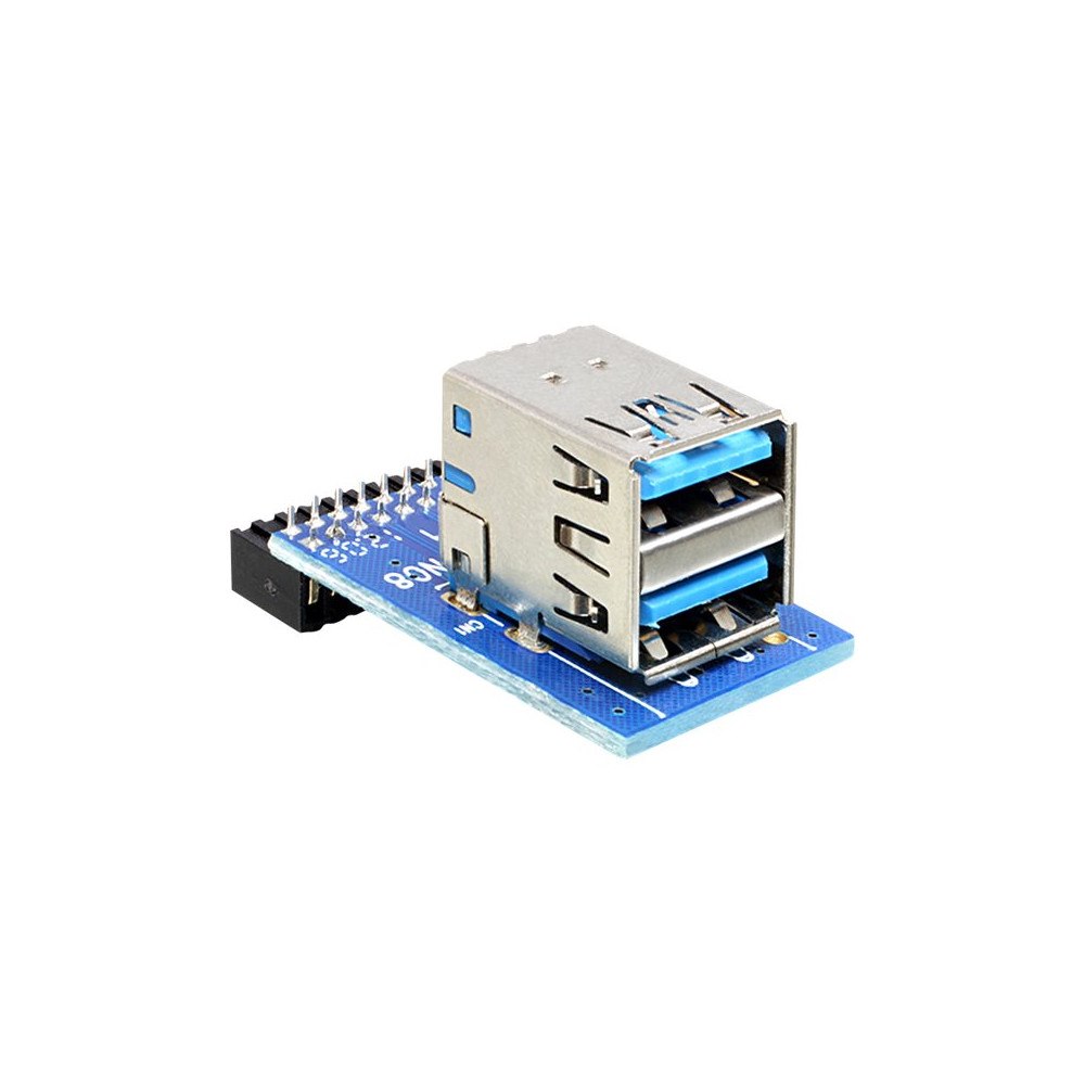 DeLOCK Delock USB 3.0 Pin Header - USB intern till extern adapter - 19-stifts USB 3.0-kontakt till USB typ A