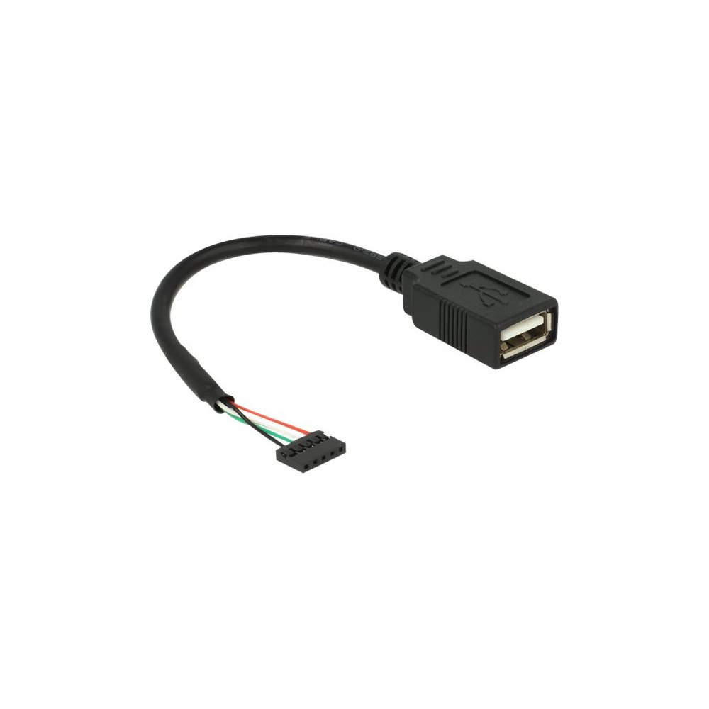 DeLOCK Delock - USB intern till extern adapter - USB till 5 stifts USB 2.0-rubrik - 15 cm
