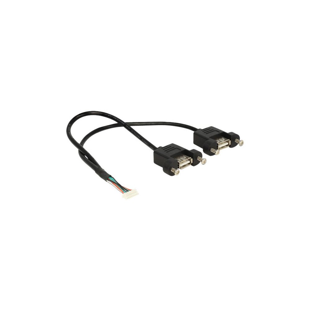 DeLOCK Delock - USB-intern till extern kabel - 8-stifts USB 2.0-överdel till USB - 25 cm