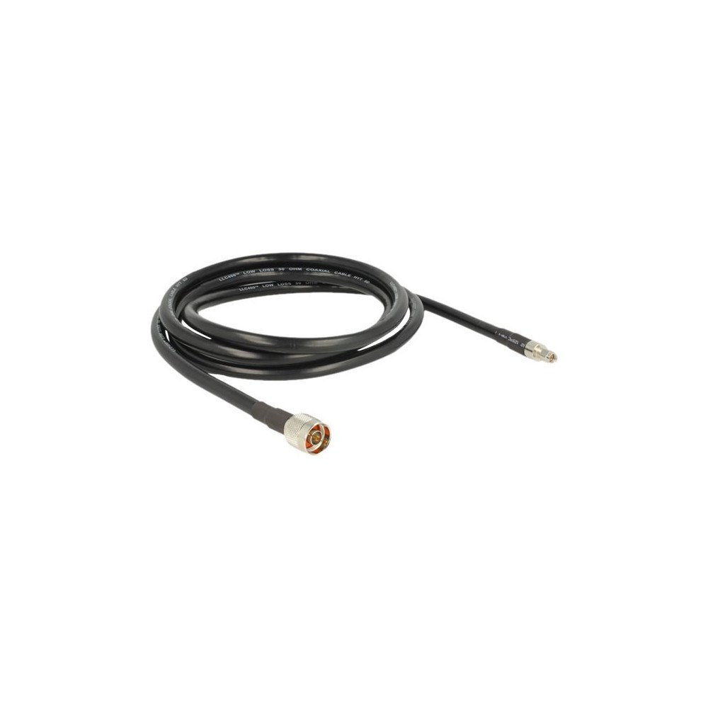 DeLOCK Delock CFD400 LLC400 low loss - antennkabel - 2 m - svart