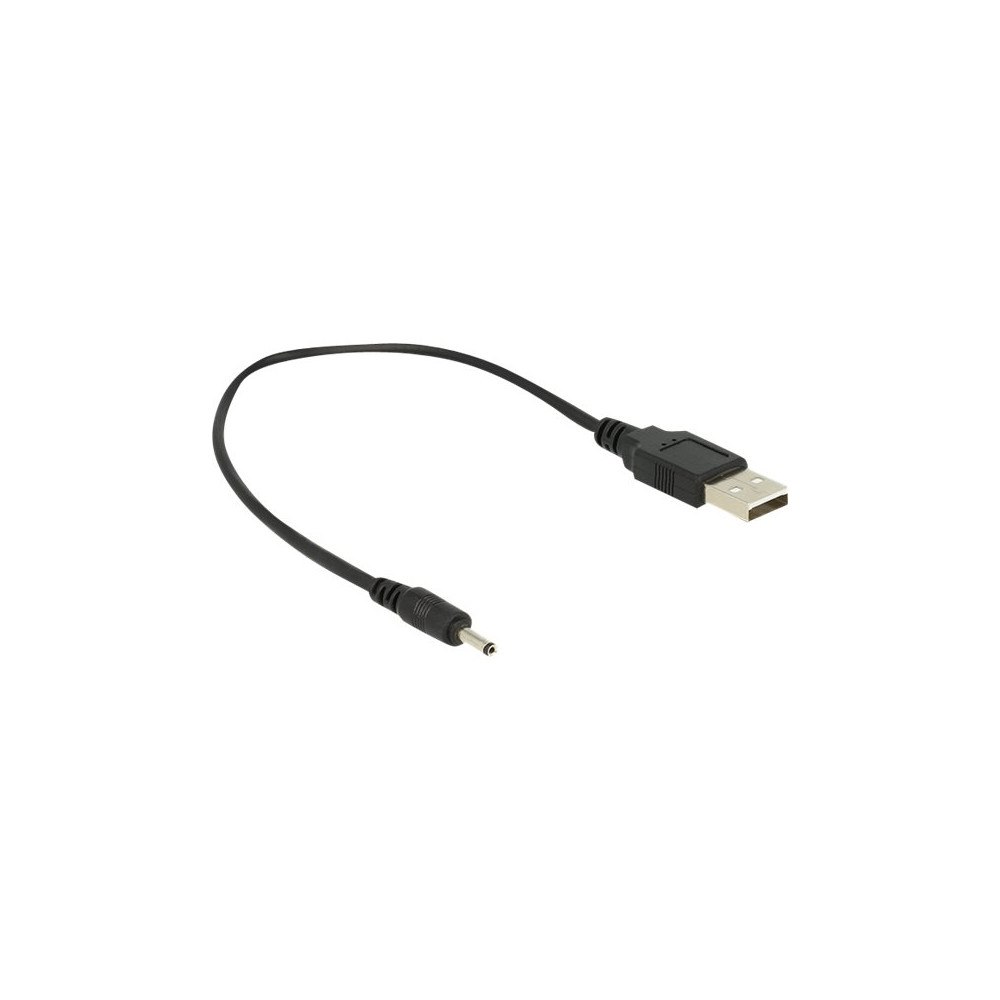 DeLOCK Delock - USB-/strömkabel - USB (endast ström) till Växelströmsjack 3,0 x 1,1 mm - 27 cm