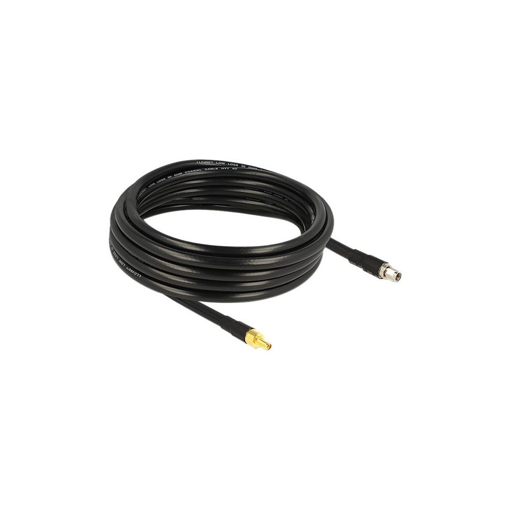 DeLOCK Delock CFD400 LLC400 low loss - antennförlängningskabel - 5 m - svart