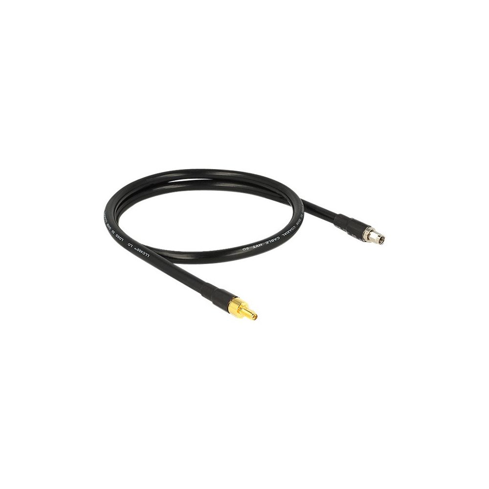 DeLOCK Delock CFD400 LLC400 low loss - antennförlängningskabel - 1 m - svart
