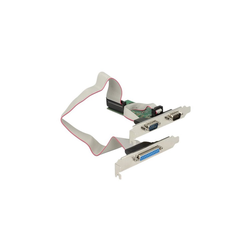 DeLOCK Delock PCI Express Card > 2 x Serial RS-232 + 1 x Parallel - parallellt/seriellt kort - PCIe 2.0 - RS-232 x 2 + IEEE 128...