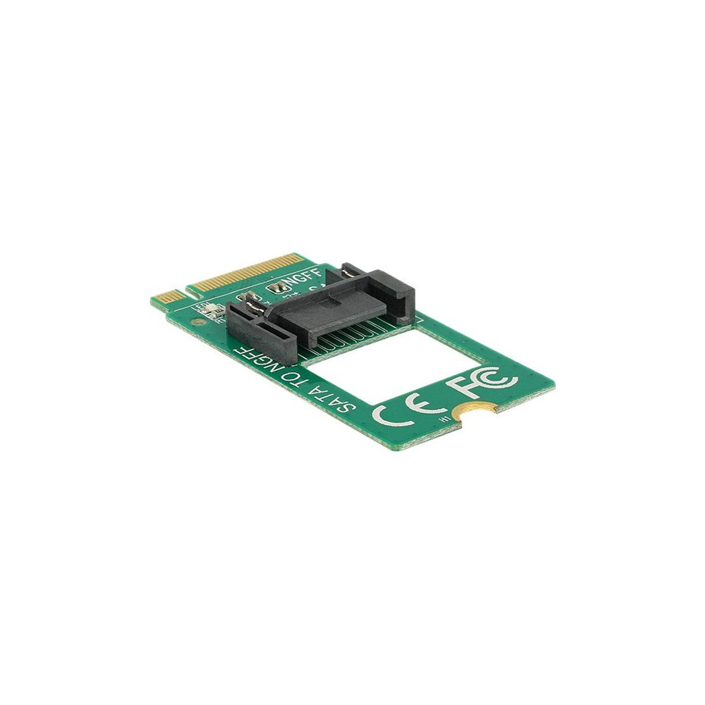 DeLOCK Delock Adapter M.2 Key B male > SATA 7 pin - gränssnittsadapter - SATA 6Gb/s - M.2 Card