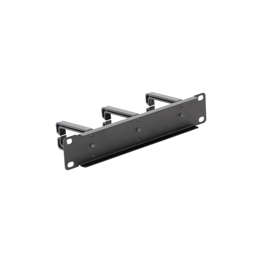DeLOCK Delock panel för kabelhantering - 1U - 10"