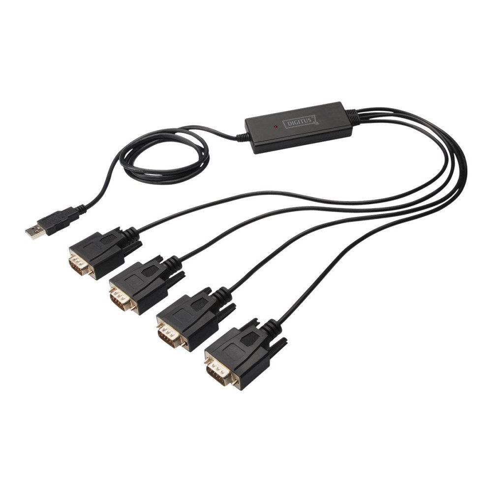 Digitus DIGITUS DA-70159 - seriell adapter - USB - RS-232 x 4
