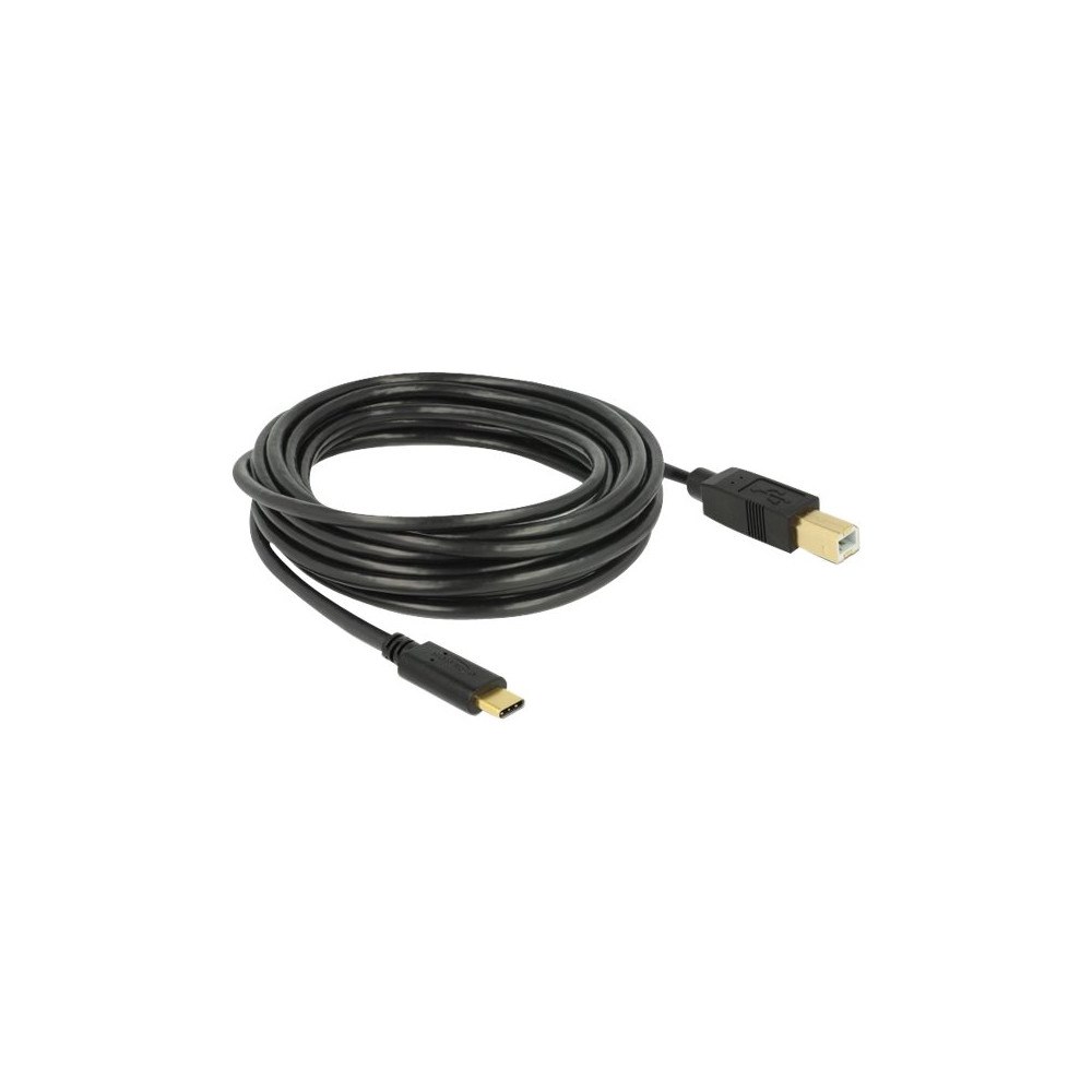DeLOCK Delock - USB typ C-kabel - 24 pin USB-C till USB typ B - 4 m