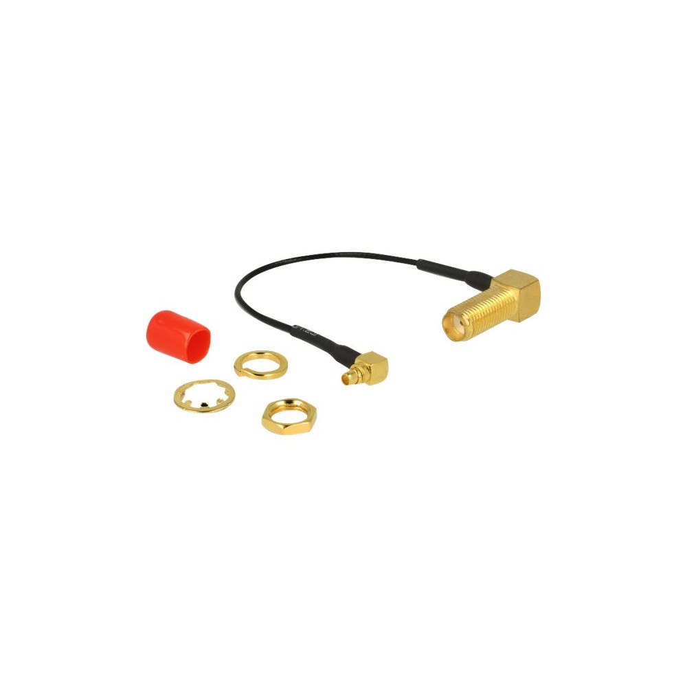 DeLOCK Delock antennkabel - 10 cm - svart