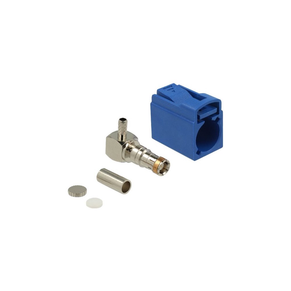 DeLOCK Delock FAKRA K jack 90° for crimping - modulär insättning